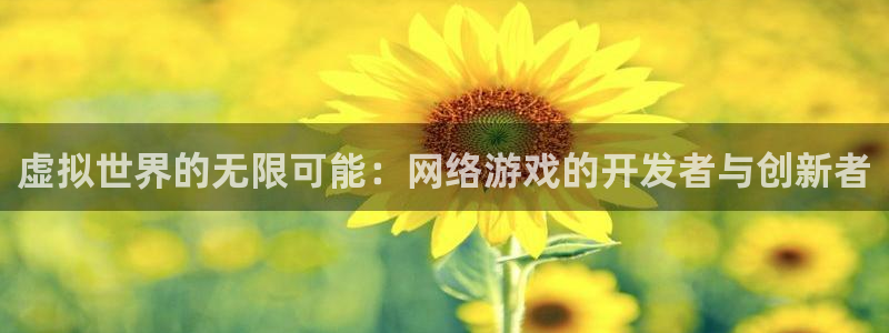 沐鸣2平台招商：虚拟世界的无限可能：网络游戏的开发者与创新者