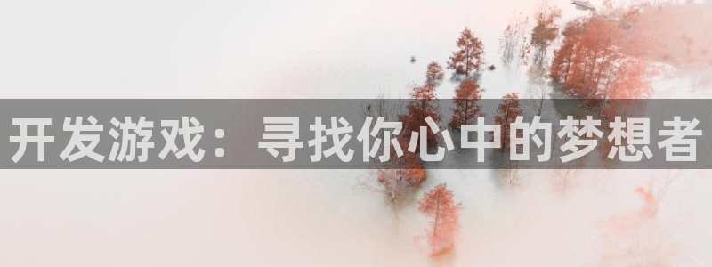 沐鸣2平台注册流程：开发游戏：寻找你心中的梦想者